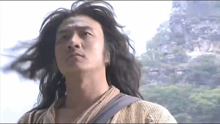 胡军版《天龙八部》乔峰出场画面,配上黄日华版乔峰背景音乐.
