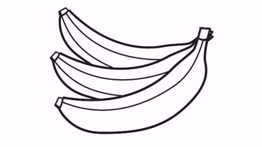 一步一步教你画香蕉图片