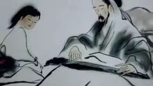 国产经典动画 《山水情 》中国古琴水墨动画