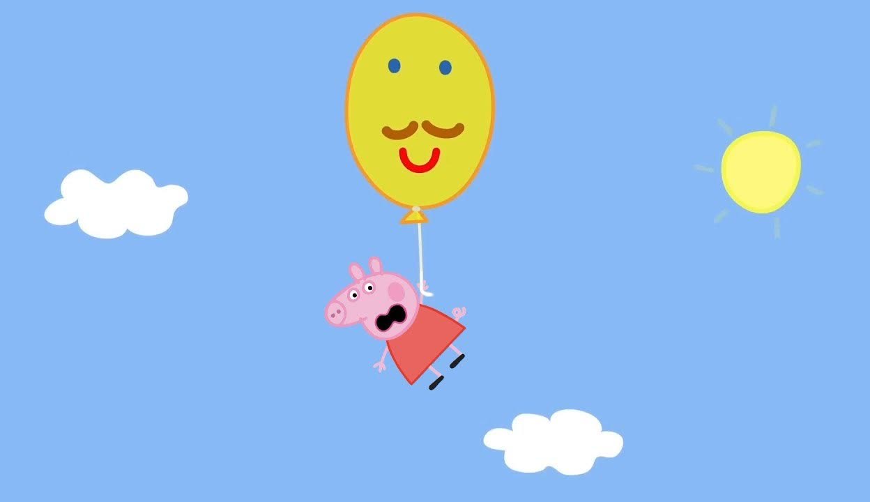 动画片大气球图片