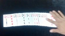 最新魔术技巧：魔术控牌手不一样的找牌技术，堪称完美