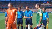 2014年世界杯1/8决赛荷兰vs墨西哥2-1罗本补时造点亨特拉尔绝杀