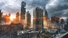 太阳风暴引发末日灾难世界变成了一片汪洋速看科幻电影《2012》