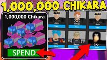 Spending 1,000,000 CHIKARA For New CHAMPIONS IN Anime Fighting Simulator! *SUPER OP*