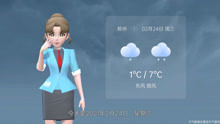 郑州市2021年2月24日天气预报