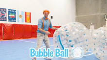 Blippi Plays a Game of Bubble Ball