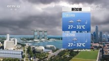世界主要城市天气预报 2021年7月19日