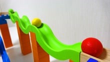 大理石玩具：大理石跑道， TrixTrack手摇楼梯球场装配与比赛！