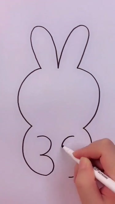 小兔子的三瓣嘴怎么画图片