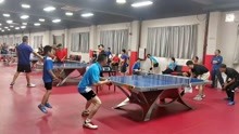东莞红黑面乒乓俱乐部周年团体赛：东江号/袁乐天VS谭子军/黄彦奕
