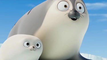 白色海豹动画片图片