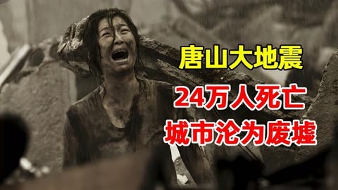 1976年唐山大地震真实影像,24万人不幸遇难,现场宛如世界末日!