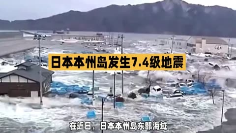 日本本州岛发生74级地震,暂未发现有人员伤亡