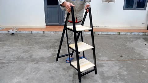 折叠木梯制作方法图片